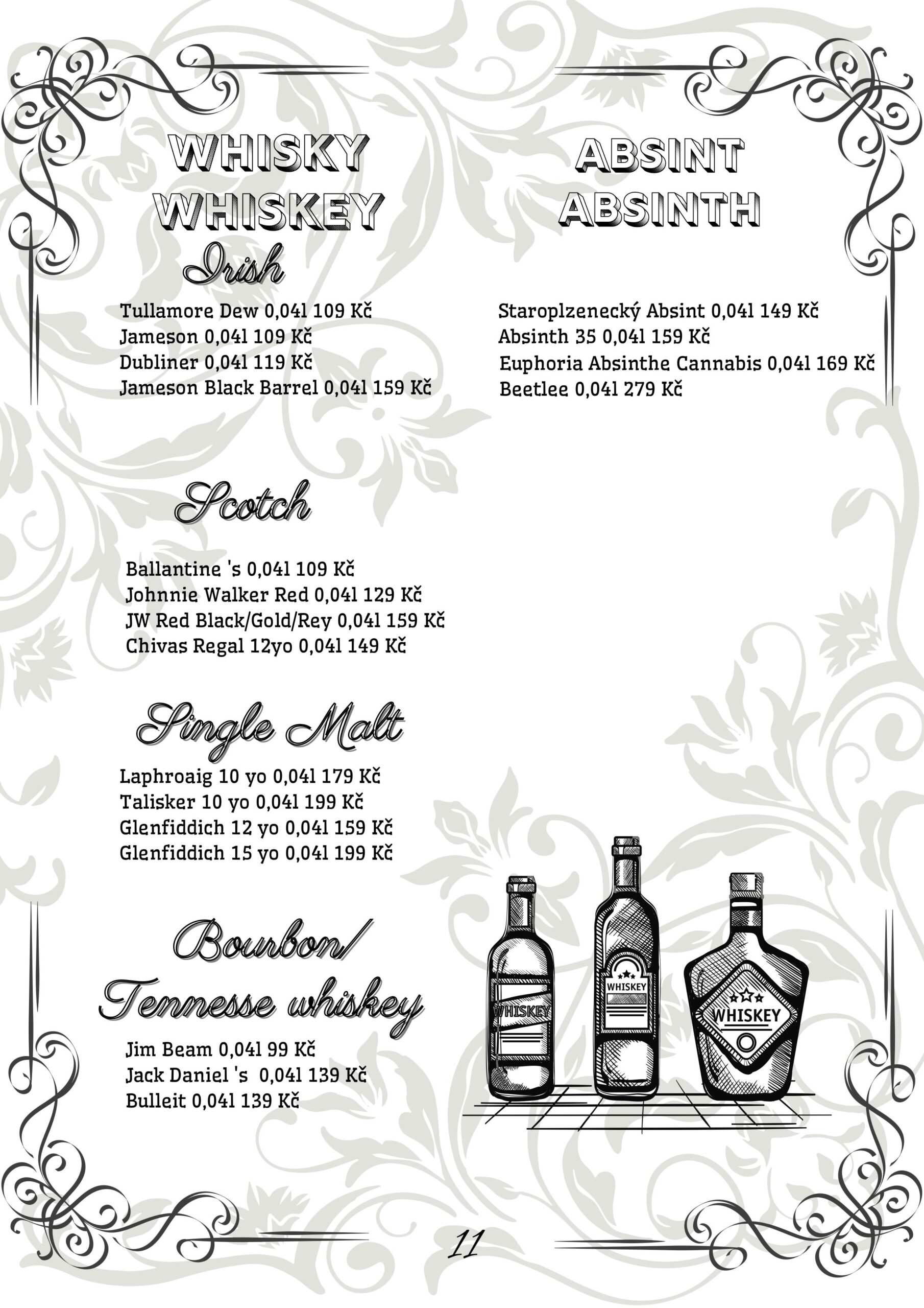 Menu 10 | Melichar Trost's