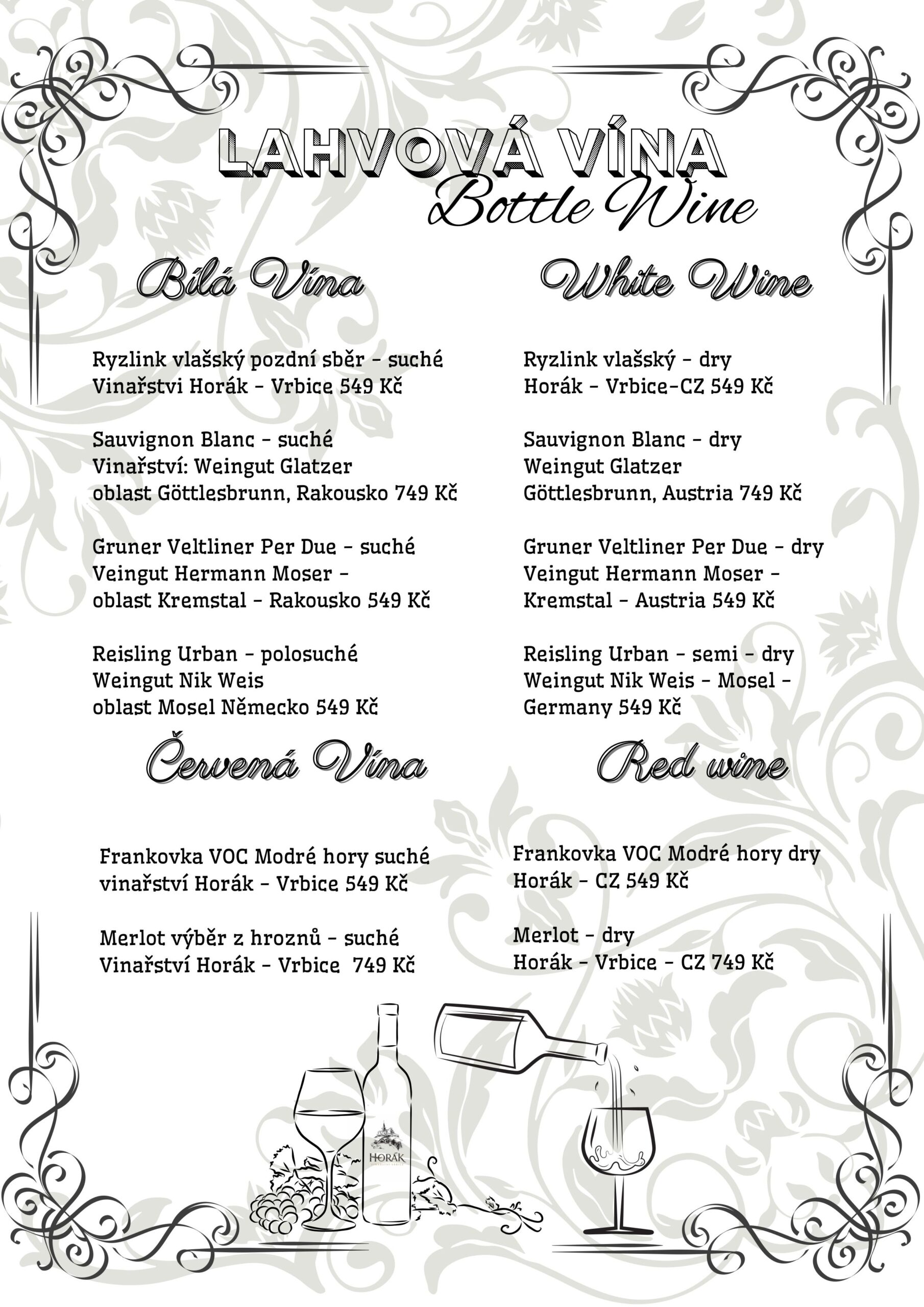 Menu 12 | Melichar Trost's